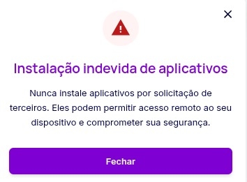 Instalação indevida de aplicativos