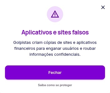 Aplicativos e sites falsos