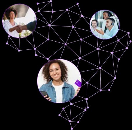 seta apontando para o texto